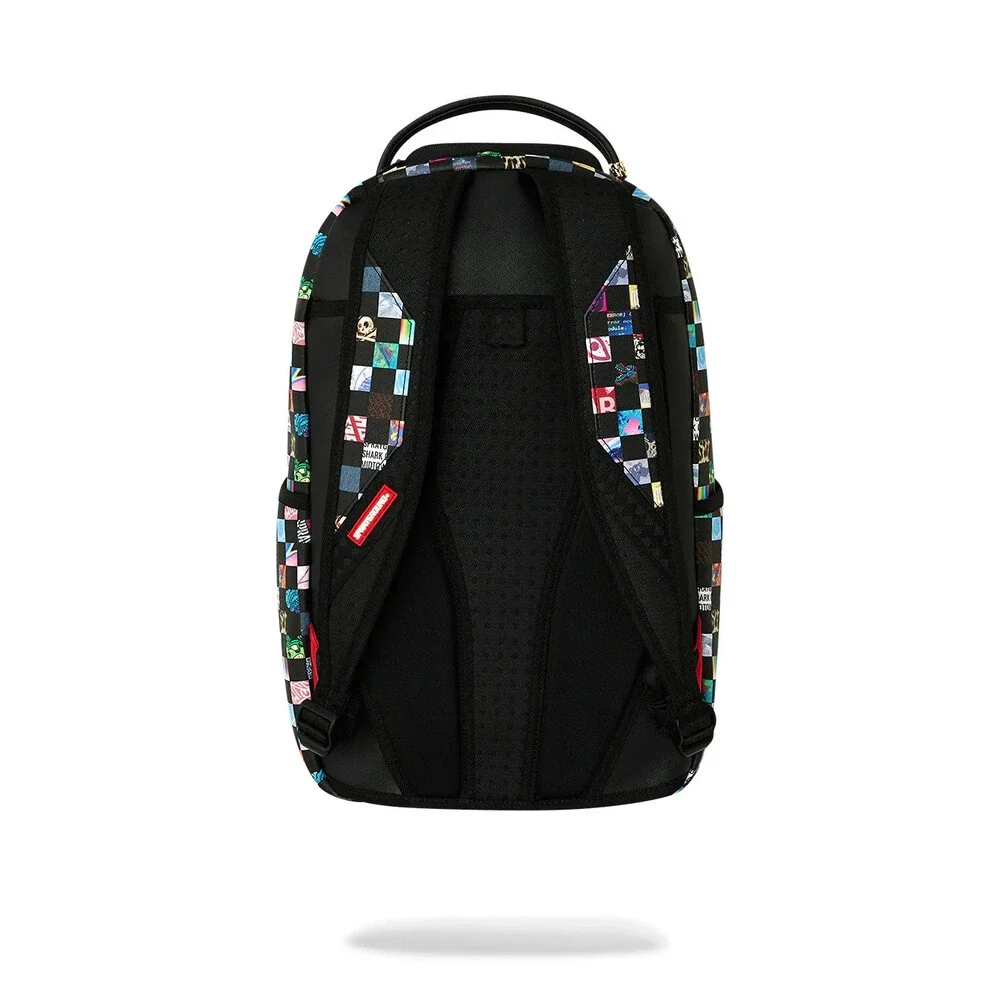 Spray Sharkverse Universe Backpack Black White Razy Check Dlxsv Graphic SPR325